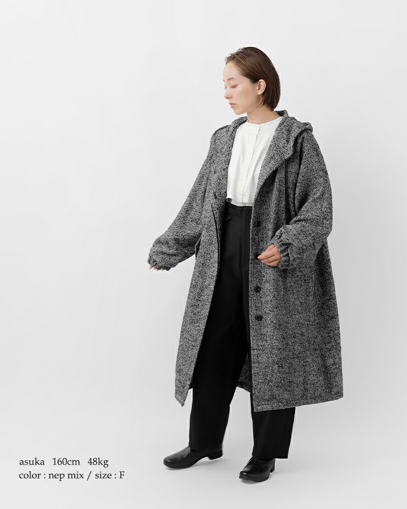 楽天市場】mizuiro ind ミズイロインド ウール ミックス フード ワイド