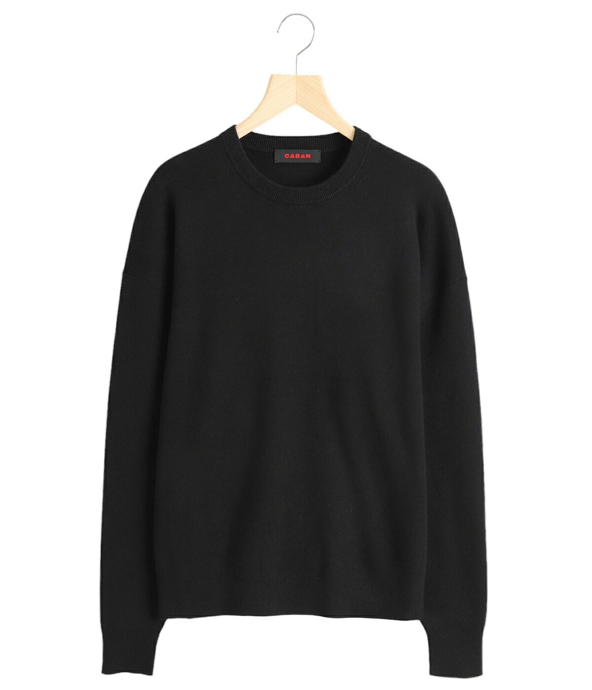 楽天市場】[送料無料]CABaN : コットンカシミヤ クルーネックプル