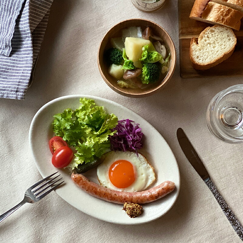 楽天市場】Homeland 信楽焼 オーバル皿 24cm お皿 プレート 取り皿