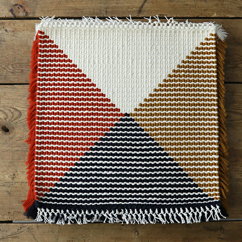 楽天市場】倉敷ノッティング 椅子敷 H knoting ウール ウールの椅子敷