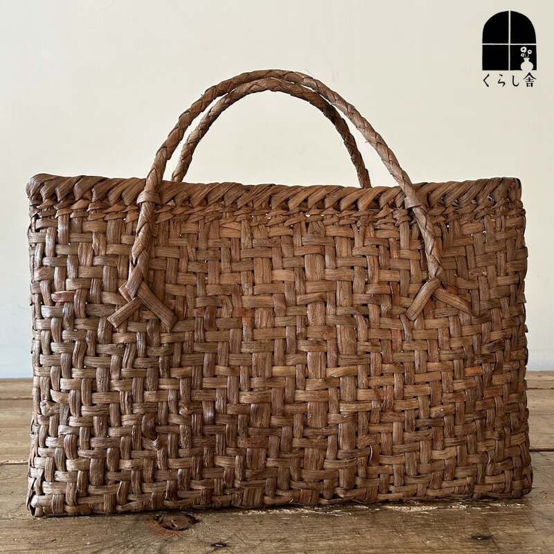 楽天市場】【ご予約】 山葡萄かごバッグ 細網代 特大 YB-116 長野県の