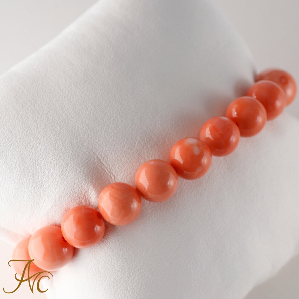 楽天市場】≪1年保証付き≫ 日本産桃珊瑚10〜12ミリ玉 上品 希少 貴重