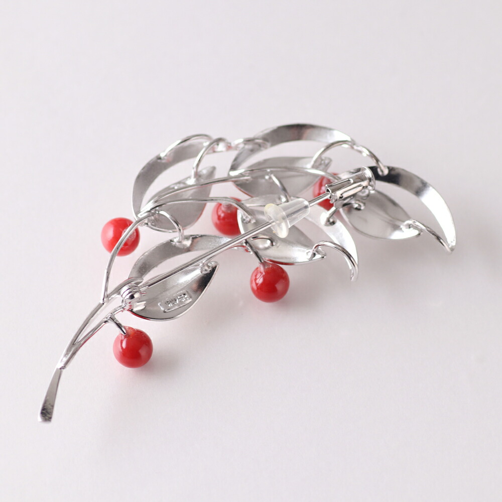 楽天市場】≪1年保証付き≫ 赤珊瑚5.3〜5.5ミリ玉5個付きシルバー 上品