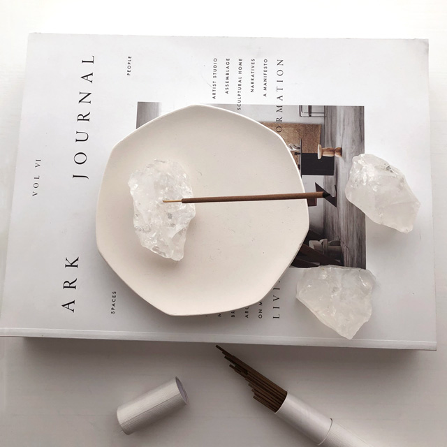 楽天市場】天然石 ストーン インセンスホルダー お香立て【ART OF