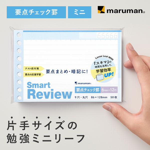 楽天市場】【公式】ルーズリーフ スマートレビュー ミニ 要点チェック