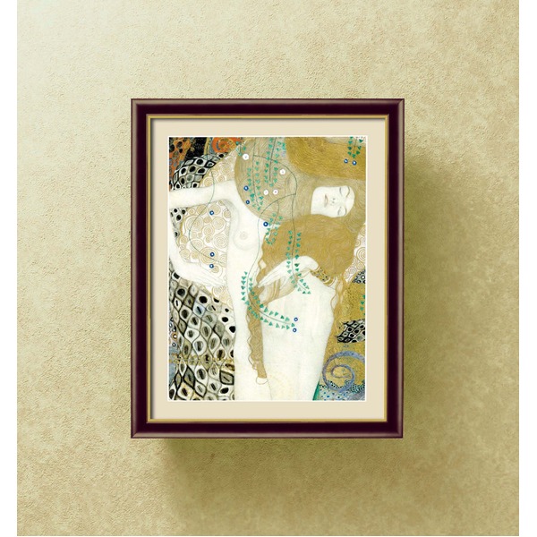 楽天市場】〔 グスタフ・クリムトの代表作 〕 F6号 水蛇1 クリムト展