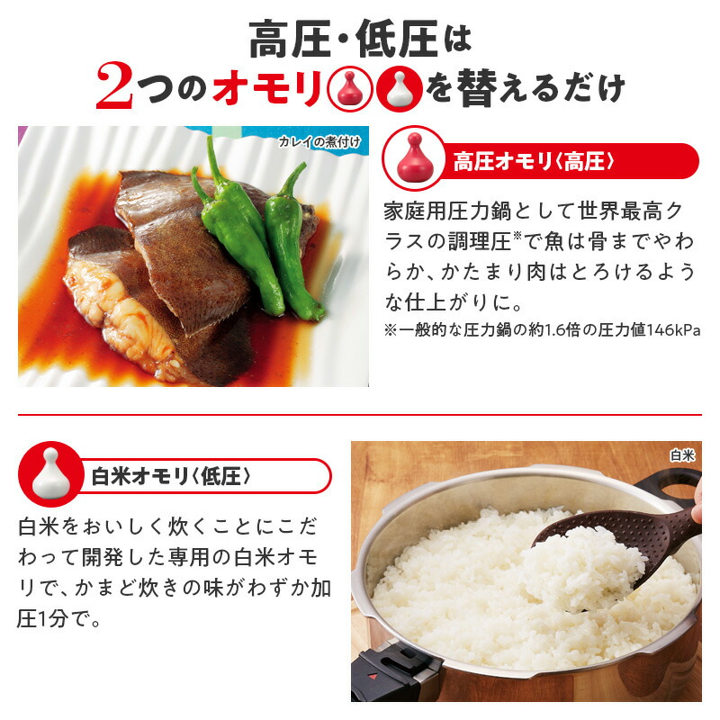 楽天市場】＼クーポン利用で(税抜)25,400円／ 146kPaの高調理圧 日本製
