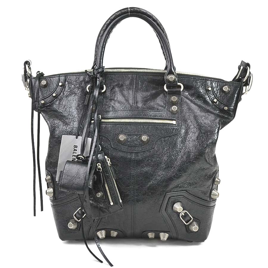 楽天市場】バレンシアガ BALENCIAGA ハンドバッグ レザー ブラック