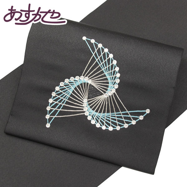 楽天市場】着物 帯 汕頭刺繍相良刺繍 九寸名古屋帯 お太鼓柄 [商品番号