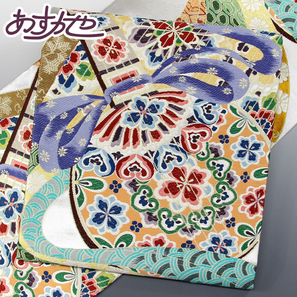 楽天市場】着物 帯 振袖用も 老舗帯匠 白綾苑 大庭謹製 錦袋帯 宮内宝