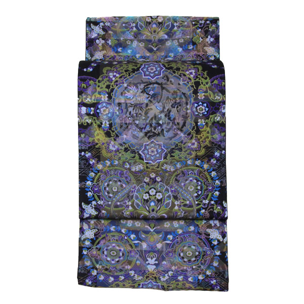 楽天市場】着物 帯 前田仁仙 箔 染め 両面 袋帯 全通 あすかや [商品