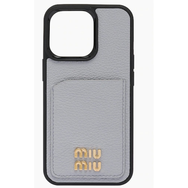 楽天市場】ミュウミュウ iPhoneケース 5ZH149 2DT7 F0591 レザー ロゴ