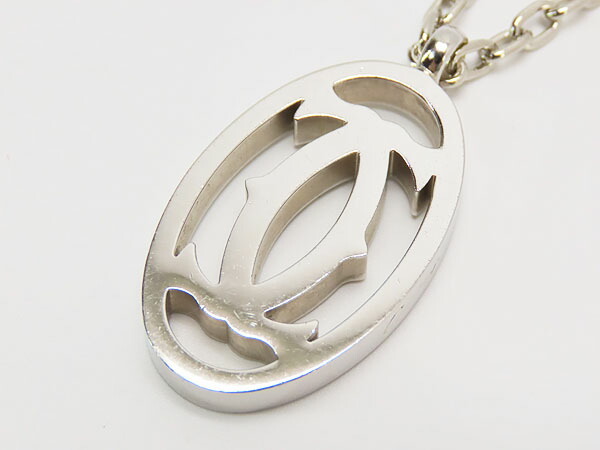 楽天市場】カルティエ Cartier 2Cロゴ チャーム キーリング