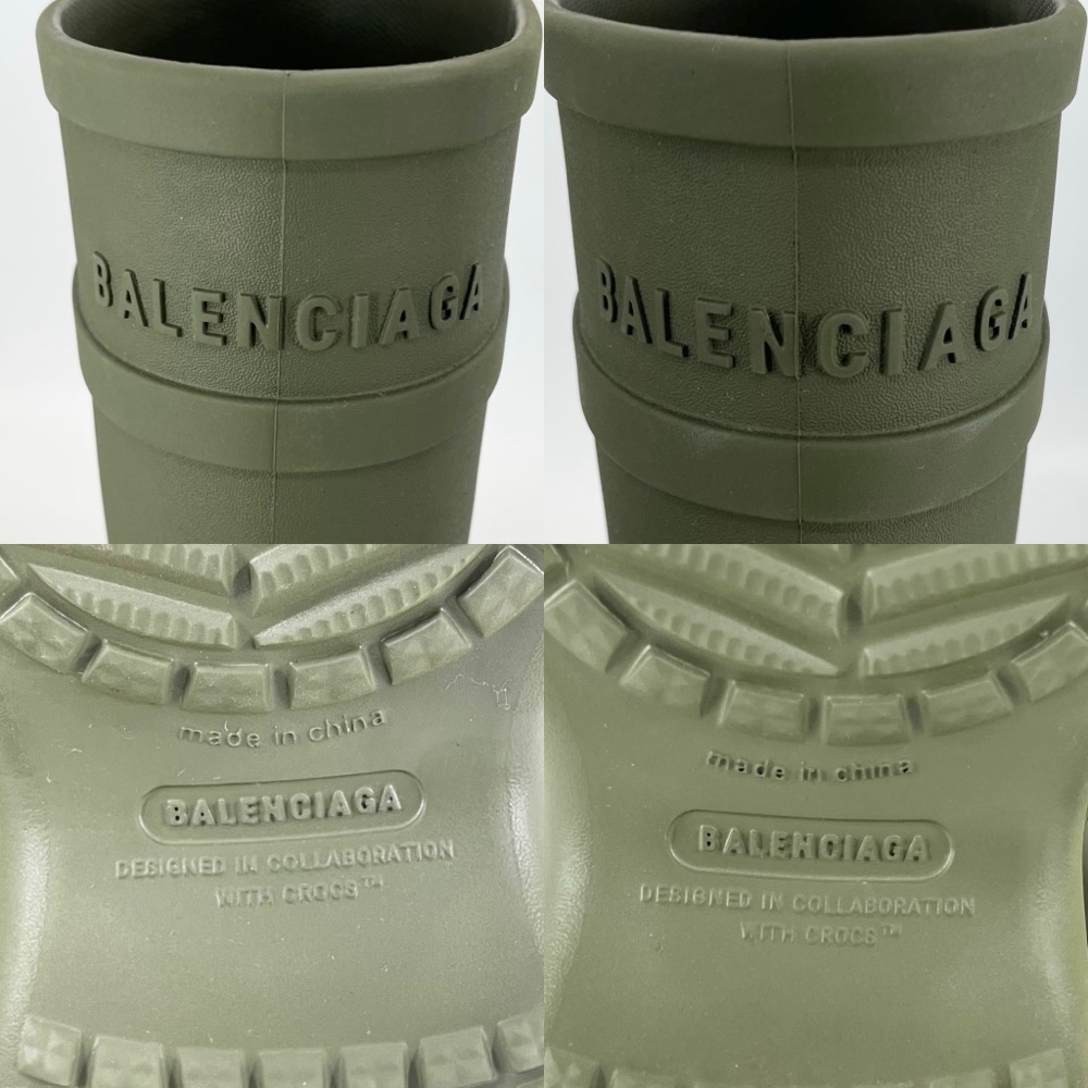 試着のみ バレンシアガ クロックス ブーツ メンズ 41サイズ 試着のみ