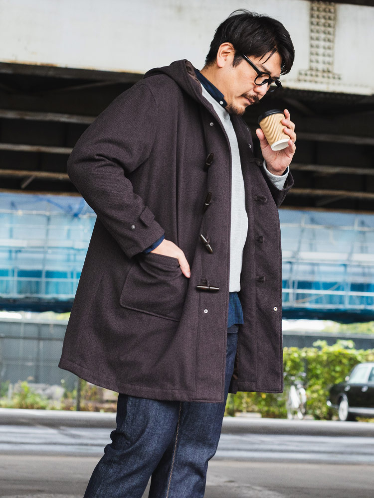 楽天市場】【ネイビー X1のみ】ダッフルコート メンズ 大きいサイズ 3L
