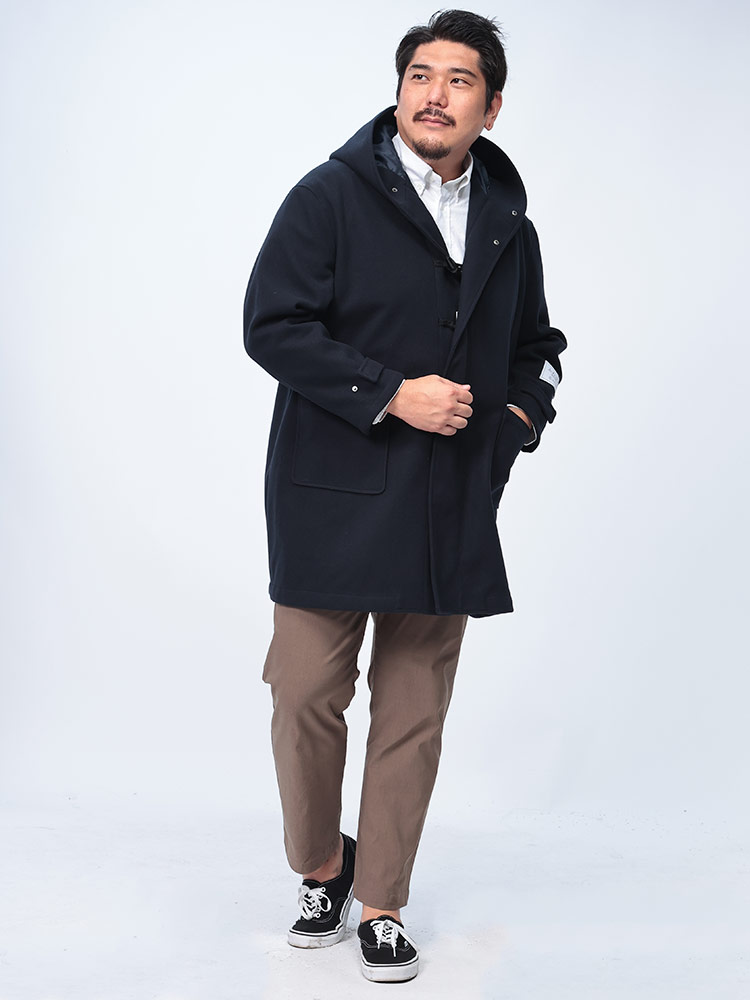 楽天市場】【ネイビー X1のみ】ダッフルコート メンズ 大きいサイズ 3L