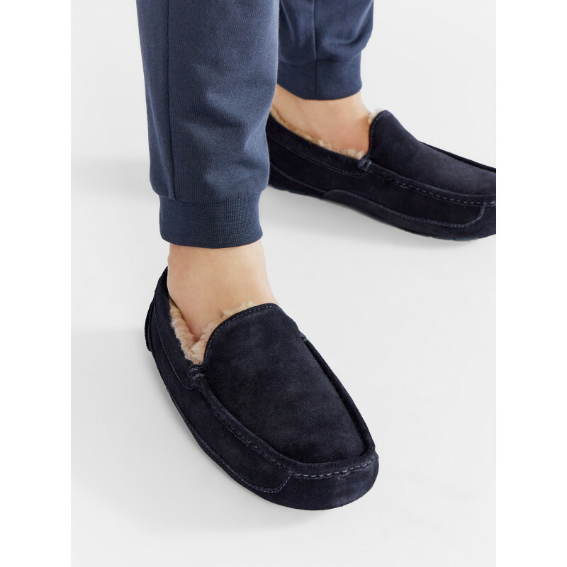 楽天市場】UGG｜アグ メンズ モカシン ムートン ASCOT アスコット