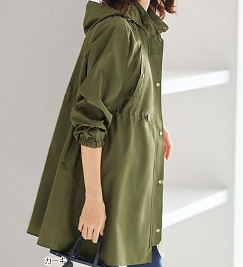 楽天市場】ハーフコート おしゃれ見え！はっ水ロングコート(M〜LL