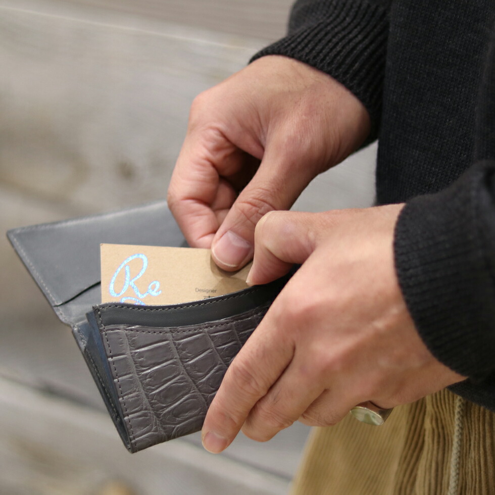 楽天市場】PELLE MORBIDA ペッレモルビダ クロコダイル 名刺入れ PMO