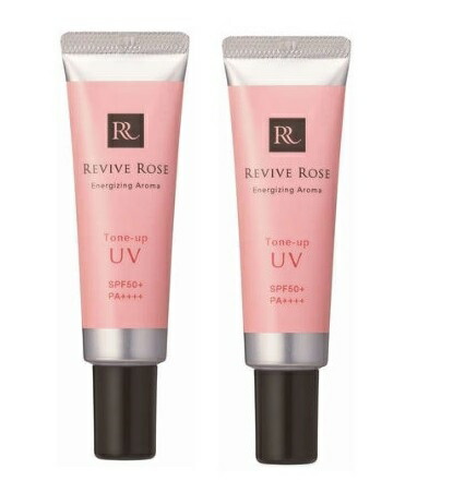 楽天市場】【2本セット】REVIVE ROSE リバイブローズ トーンアップUV