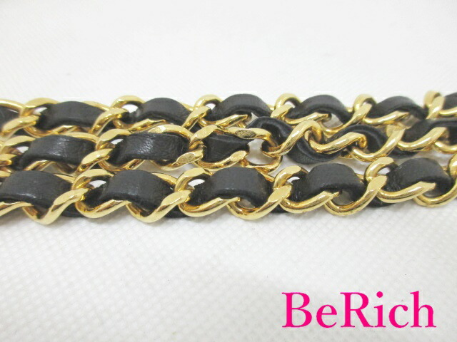 楽天市場】シャネル CHANEL 3連 チェーン ベルト ココマーク ゴールド