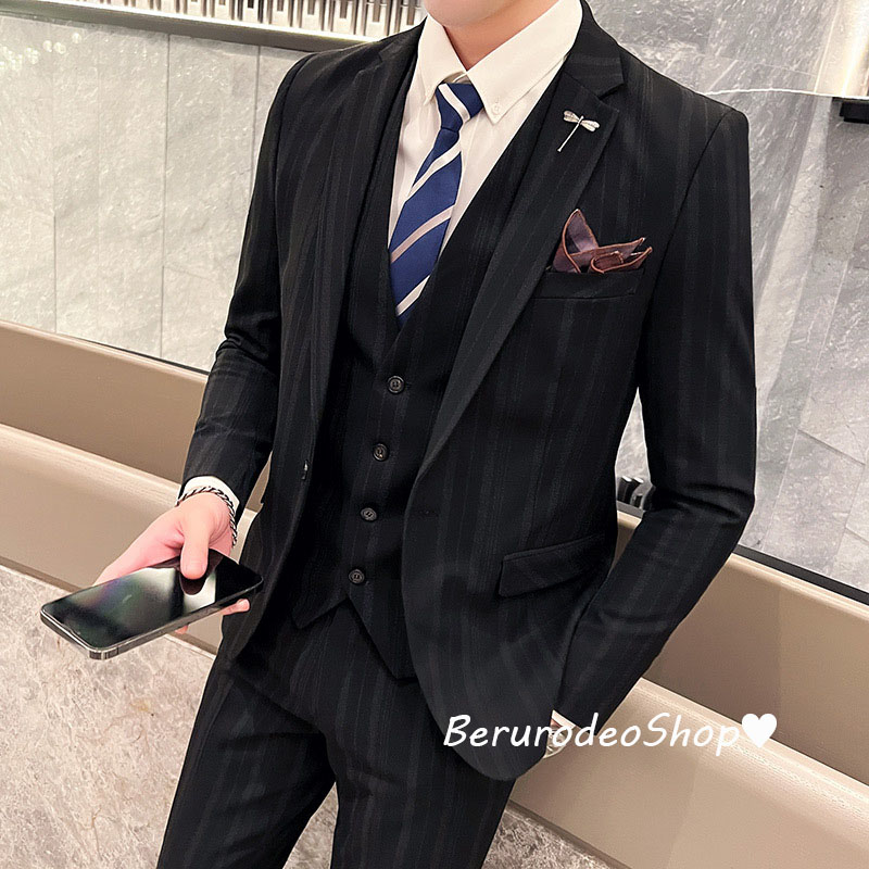 楽天市場】送料無料 全3色 スーツ メンズ ブラック グレー ビジネス