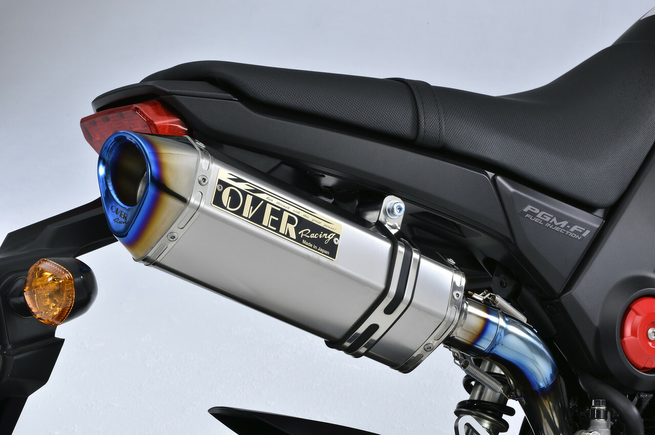 楽天市場】GROM（グロム） TT-Formula RS フルチタンマフラー アップ