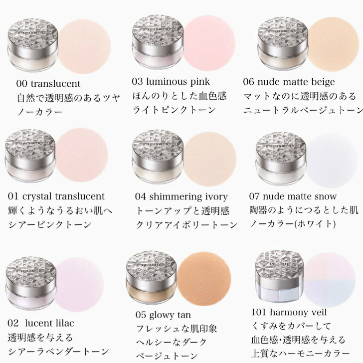 楽天市場】コスメデコルテ ルースパウダー 全9色 サロン専売品 送料