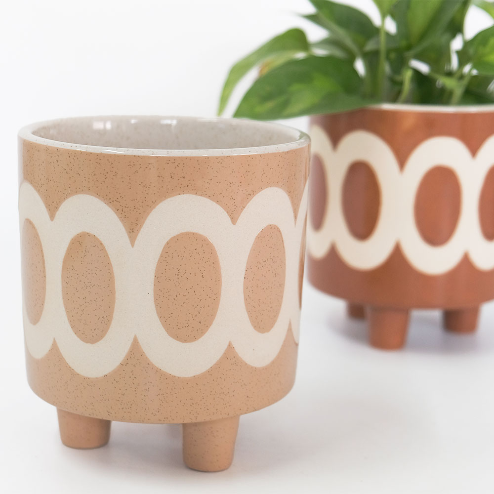 楽天市場】植木鉢 おしゃれ 陶器鉢 ラダ12 3つ脚 セラミック鉢 径12cm