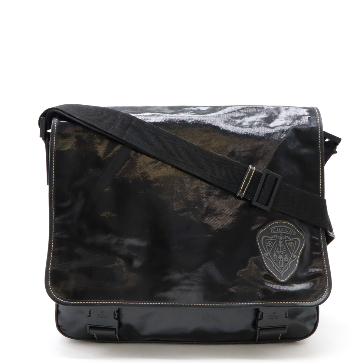 楽天市場】GUCCI グッチ クレストエンブレム ショルダーバッグ