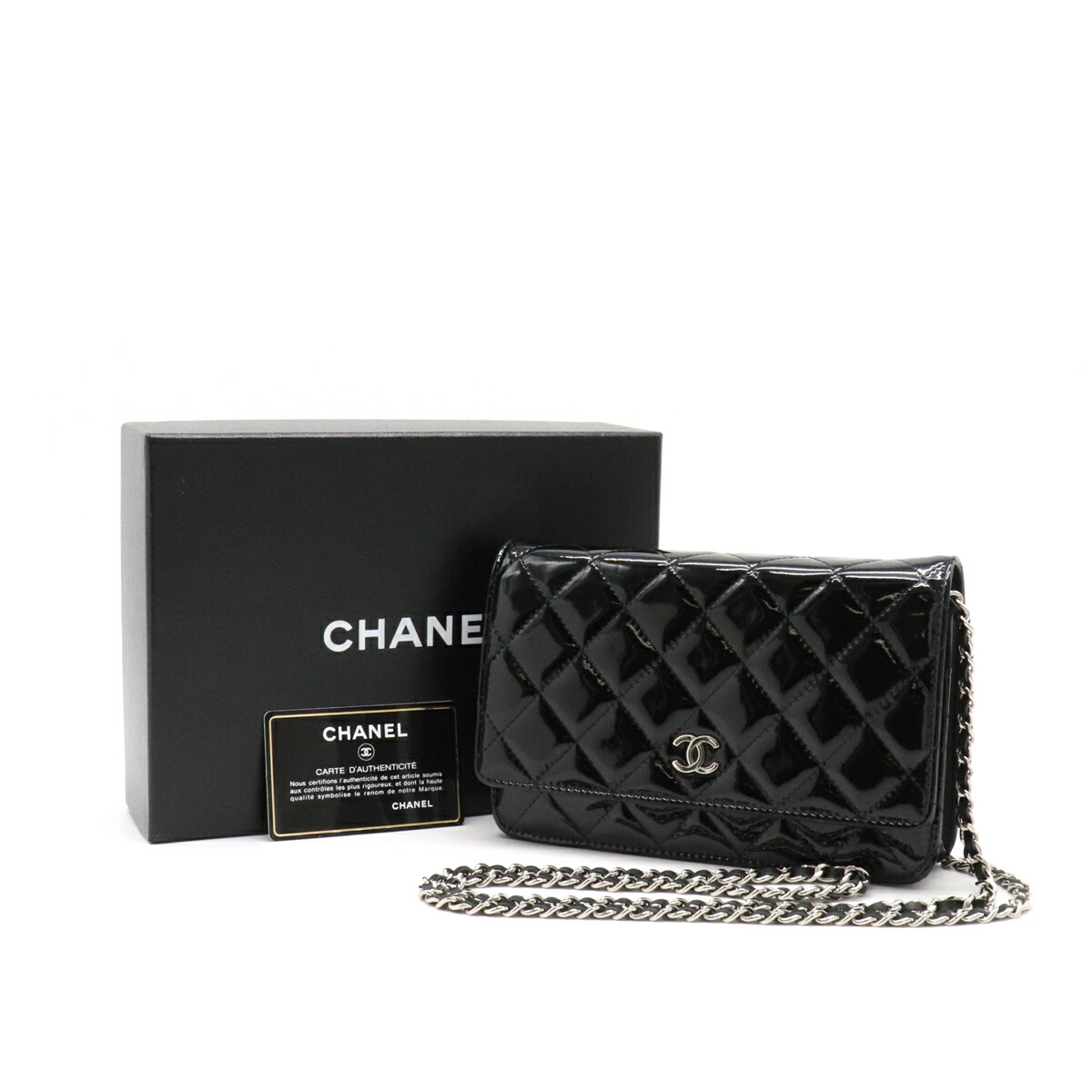 楽天市場】【財布】CHANEL シャネル マトラッセ ココマーク チェーン