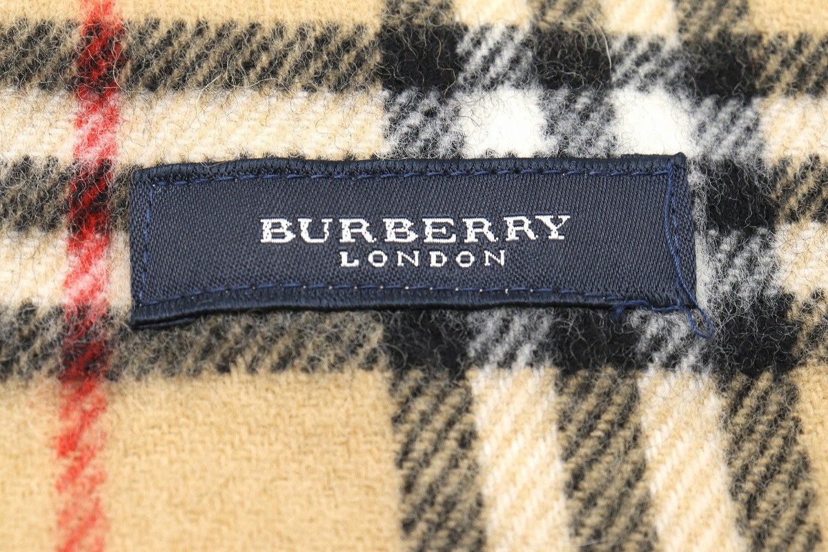 BURBERRY タータンチェック ブランケット 65X120cm BURBERRY タータン