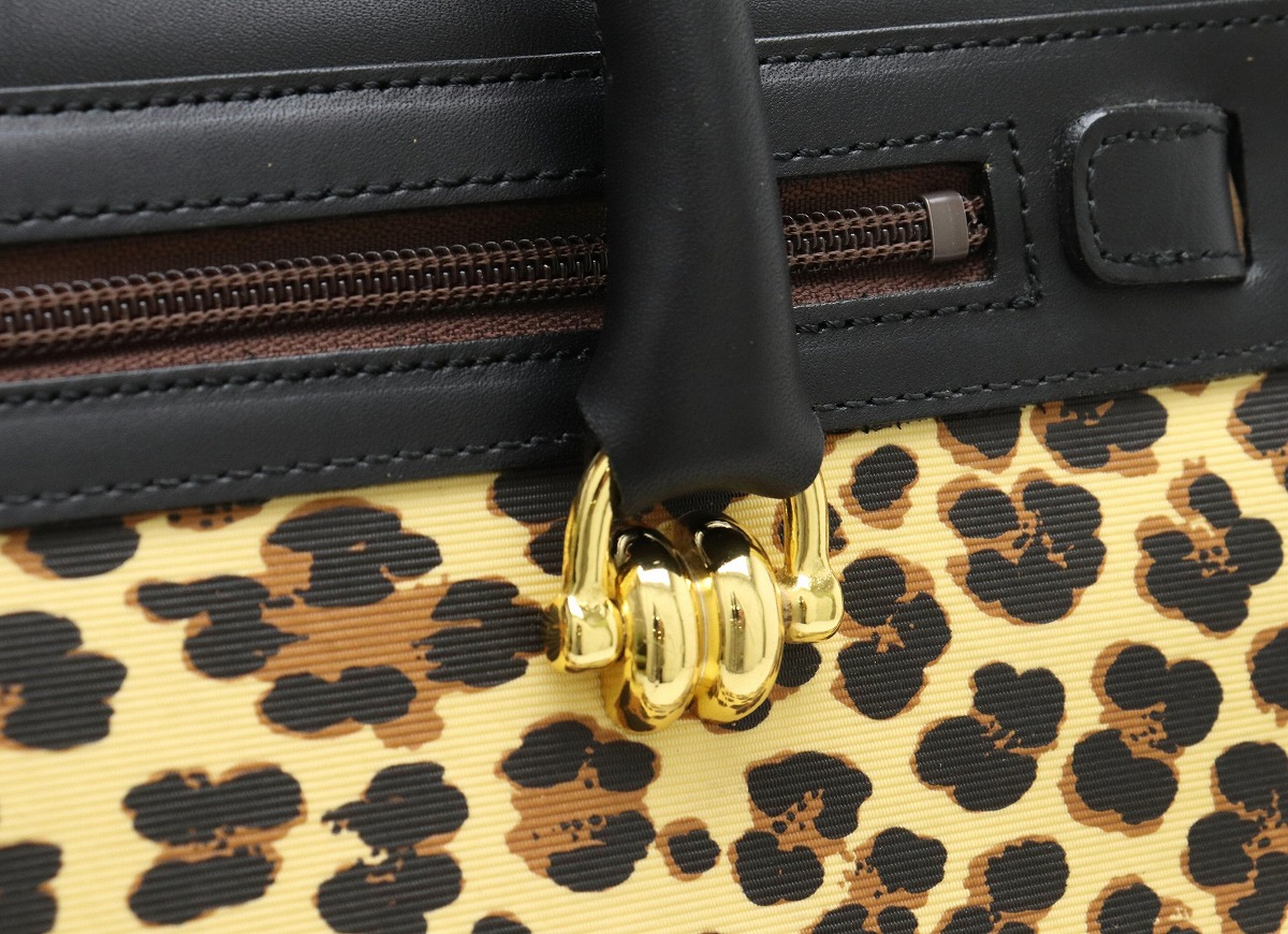 楽天市場】【バッグ】VERSACE ヴェルサーチ ハンドバッグ レオパード柄