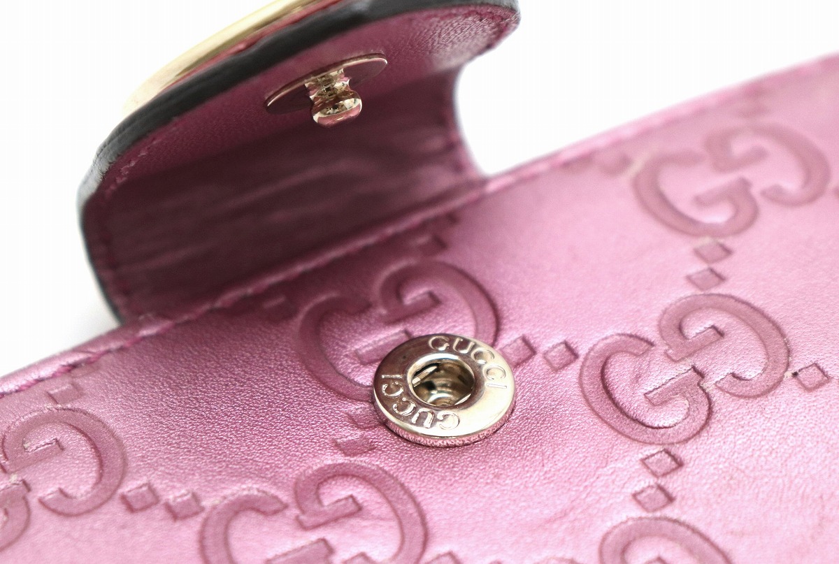 楽天市場】GUCCI グッチ グッチシマ レザー ハート カードケース パス