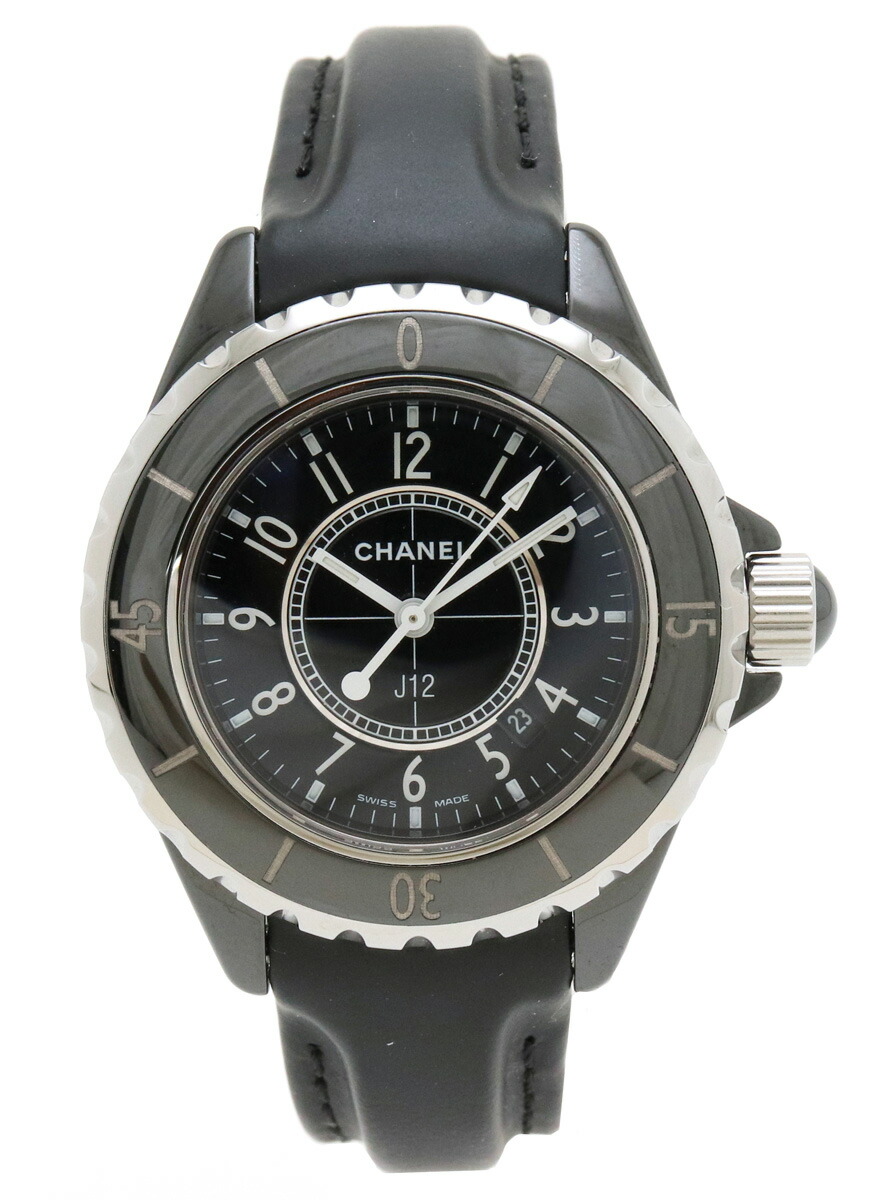 楽天市場】【ウォッチ】CHANEL シャネル J12 ブラック 黒 33mm