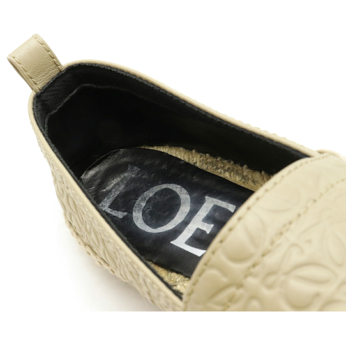 楽天市場】【靴】LOEWE ロエベ アナグラム エスパドリーユ スリッポン