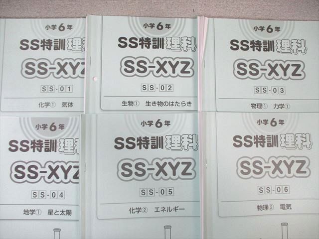 楽天市場】SAPIX 小6 サピックス SS特訓 理科 全11回分フルセット