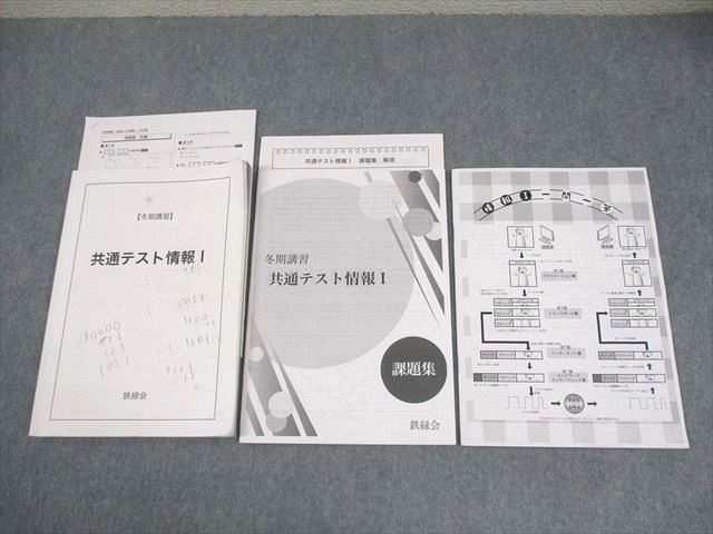 楽天市場】鉄緑会 共通テスト情報I テキスト/課題集/一問一答 2024