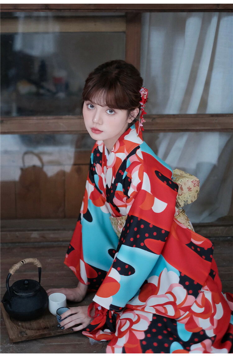 楽天市場】華やか 赤 レッド 牡丹柄 浴衣 レディース 女性用 浴衣