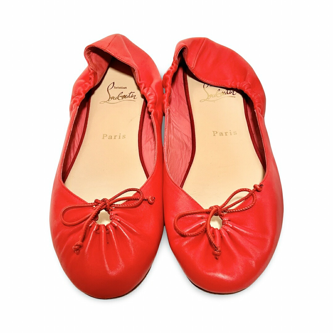 楽天市場】Christian Louboutin クリスチャンルブタン レザー リボン