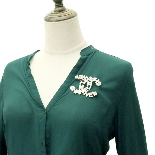 楽天市場】【超美品】 シャネル ブローチ CHANELロゴ ココマーク