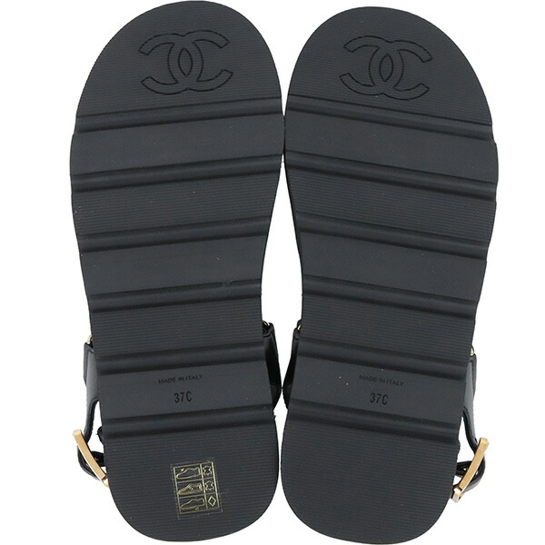 楽天市場】【新品】 シャネル サンダル 37Cサイズ 約24cm マトラッセ