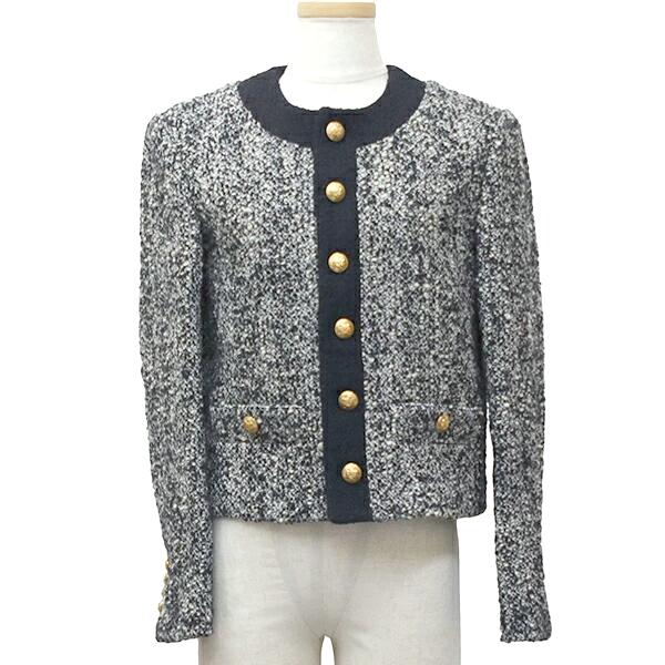 楽天市場】セリーヌ ジャケット ノーカラー レディース 34サイズ