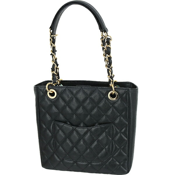 楽天市場】【超美品】 シャネル トートバッグ PST プチショッピング