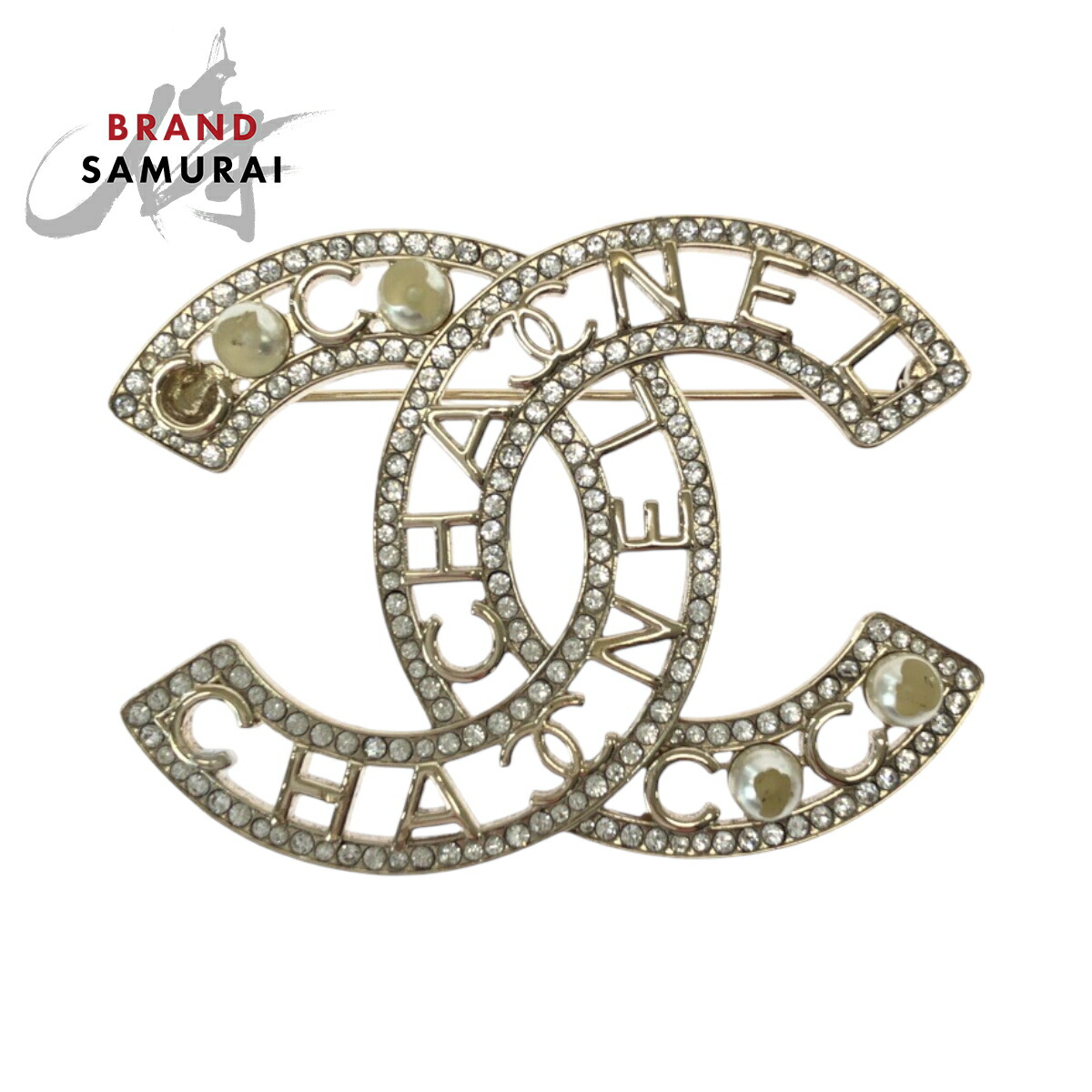 楽天市場】CHANEL シャネル 22AW ココマーク フェイクパール ゴールド
