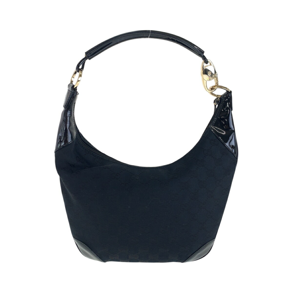 楽天市場】美品 GUCCI グッチ ブラック 黒 ゴールド金具 GGキャンバス