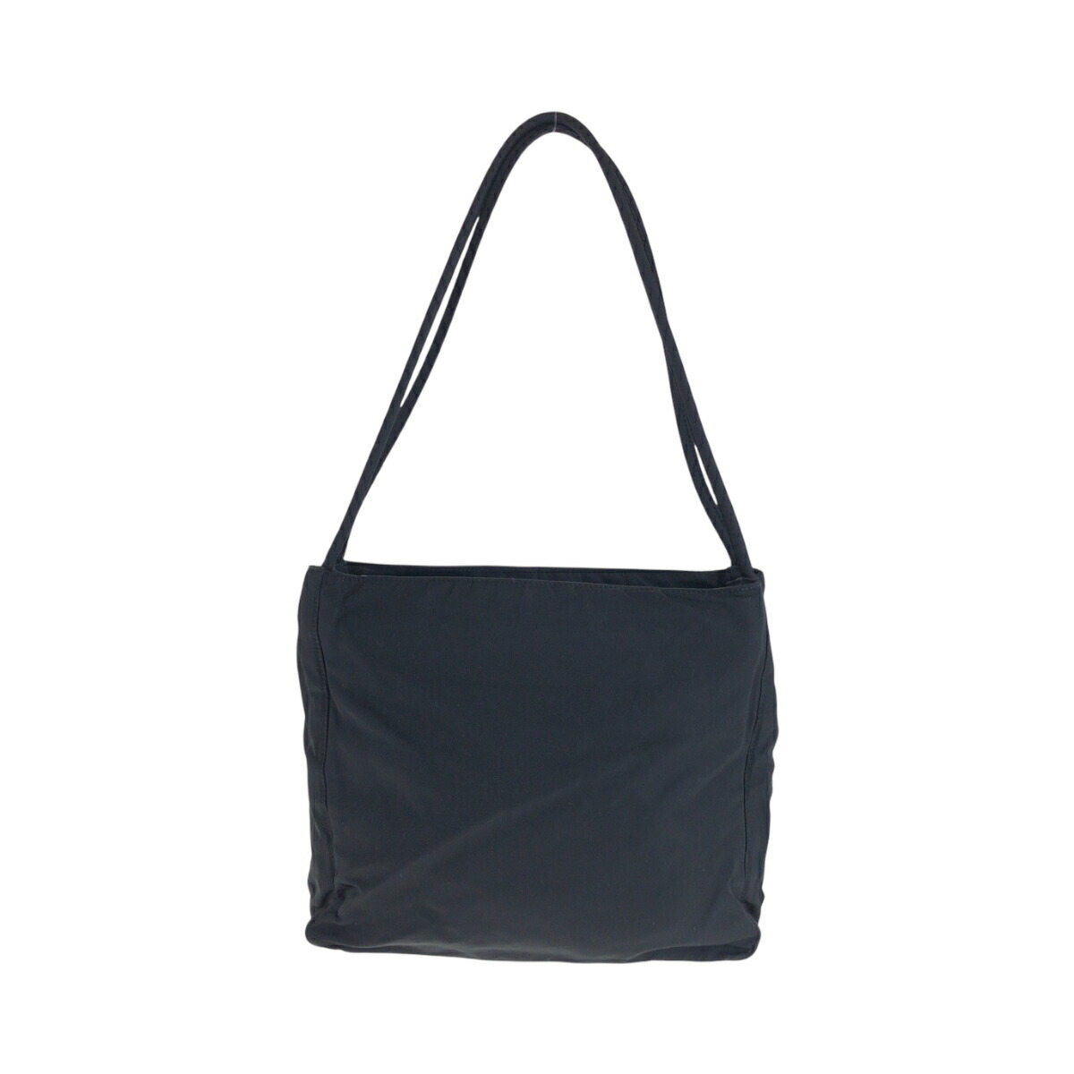 楽天市場】美品 PRADA プラダ テスート 三角ロゴプレート ブラック 黒