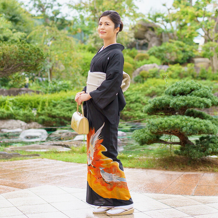 楽天市場】【レンタル】夏用 着物 絽 留袖 フルセット （TS-003）赤松