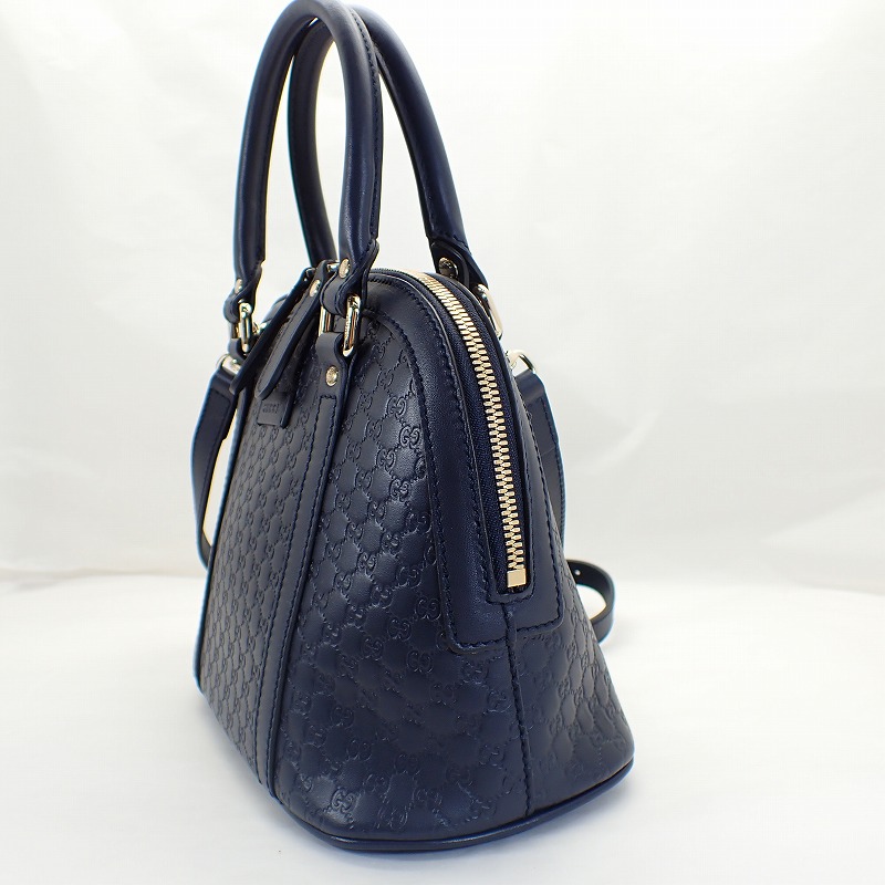 楽天市場】グッチ【GUCCI】マイクログッチシマレザー2WAY ハンドバッグ