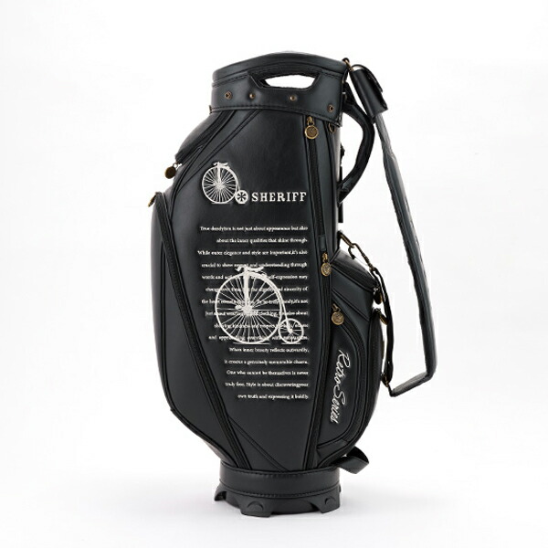 楽天市場】シェリフ キャディバッグ レトロシリーズ SFR-001 CB RETRO